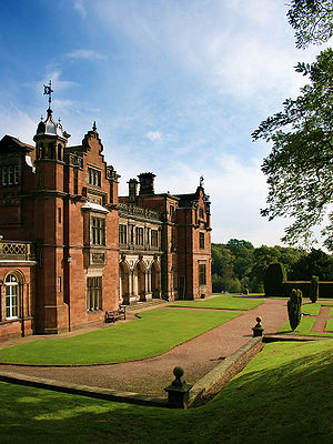 The South face of Keele Hall, former seat of t...