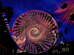 Wildwood Ferris Wheel Spinning out of Control