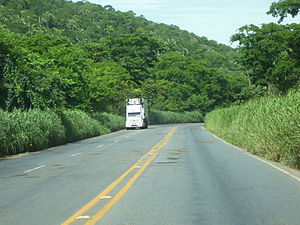 English: BR-163/364/070, a federal highway in ...