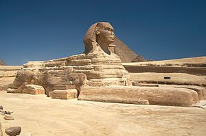 English: Great Sphinx of Giza, Egypt. Español:...