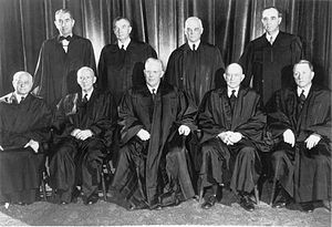 The Supreme Court in 1953, with Chief Justice ...