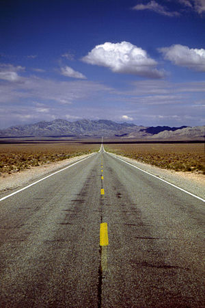 English: Extraterrestrial Highway. Nevada high...