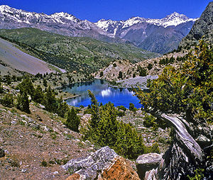 Central Asia, Region Pamir Alai, Fan Mountains