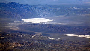 Groom Lake and Papoose Lake, both in the Nevad...